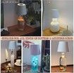 RGB Wireless Bottle Lamp,Wine Bottle Lights, 16 Million Colors Stepless Dimming Bottle Lamp Shade, for Decorating Living Rooms, Parties, Bars, Black