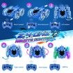 Amphibious Remote Control Car 4WD Waterproof 2.4Ghz Stunt RC Car 360 Degree Rotating with Lights All Terrain Water Beach Pool Toys