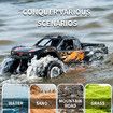 1:16 Amphibious Remote Control Car, 4WD Monster Truck Toys All Terrain, Rc Cars for Men Women,6 Up Year Old Boy or Girl Gifts, Christmas Toys, Orange