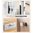 4 Pack Magnetic Remote Control Holder Wall Mount,Upgraded Silicone Remote Control Organizer Strong Adhesive TV Remote Holder Caddy Back of TV