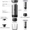 Portable Coffee Maker Espresso Machines Travel Camping Coffee Makers Battery Self Heating Car Coffee Maker SUITABLE Ground Coffee Capsule
