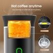 Portable Coffee Maker Espresso Machines Travel Camping Coffee Makers Battery Self Heating Car Coffee Maker SUITABLE Ground Coffee Capsule