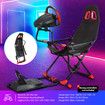 Racing Simulator Wheel Stand Sim Steering Gaming Adjustable Foldable Seat Cockpit Game Accessories Logitech G25 G902 Fanatec Thrustmaster MOZA