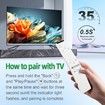 Samsung Smart TV Remote Voice Control Replacement BN59-01330H RMCSPR1AP1 QLED 4K UHD Quantum HDR Frame Television Media Accessory