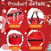 90*90*38cm Double Layer Christmas Wreath Storage Container Bags Zippered Wreath Bag with Handle Festive Wreath Storage Box Xmas Wreath Garlands Red
