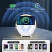 3 in 1 Wireless Bluetooth Speaker with Portable Charging,RGB Night Light and Phone Holder,Ambient Lamp