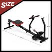Genki Fitness Rowing Machine Rower 12 Levels Hydraulic Resistance Home Gym Cardio Full Body Workout Exercise Equipment FitShow App Trainer
