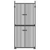Retractable Safety Gate Pet Dog Cat Extra Tall Fence Enclosure Barrier Safe Guard Security Fencing for Doorway Stairs Kitchen 190 to 250cm Black
