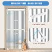 Pet Safety Gate Dog Cat Safe Guard Extra Tall Fence Enclosure Barrier Retractable Security Fencing for Doorway Stairs Kitchen 190 to 250cm