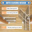Pet Safety Gate Dog Cat Safe Guard Extra Tall Fence Enclosure Barrier Retractable Security Fencing for Doorway Stairs Kitchen 190 to 250cm
