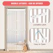 Retractable Safety Gate Pet Dog Cat Security Stair Barrier Extra Tall Fence Enclosure Guard Kitchen Doorway Fencing 190 to 250cm