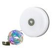 Solar Retractable Camping String Lights Reel Portable Rechargeable Strip Light Waterproof Tent Lantern Hiking Garden Party Festival Decor Colorful