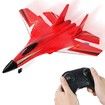 Gravity Gliders Airplane with Lights,Upgrade RC Plane Remote Control Glider Airplanes 2.4 GHZ 2 Channels,Anti-Collision Silicone Nose RC Plane (Red)