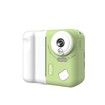 Kids Instant Print Camera,1080P Digital Camera 2.4Inch IPS Screen 10X Zoom Built-in Battery, Birthday Gift for Boy Girl (Green)