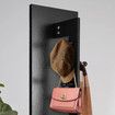 Full Length Body Mirror Large Long Tall Floor Free Standing Rotating Stand Up Alone Makeup Dressing Home Decor Black with Storage