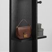 Full Length Body Mirror Large Long Tall Floor Free Standing Rotating Stand Up Alone Makeup Dressing Home Decor Black with Storage