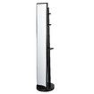 Full Length Body Mirror Large Long Tall Floor Free Standing Rotating Stand Up Alone Makeup Dressing Home Decor Black with Storage