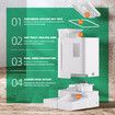 PetScene Automatic Cat Feeder Waterer Set Smart Pet Dog Food Water Dispenser Puppy Kitten 4L Feeding 5L Drinking System with Voice Recording
