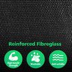 Fly Window Screen Mesh 30x1m Mosquito Netting Balcony Privacy Door Insect Bug Pet Net Fibreglass Sun Shade Roll Black for Garden Porch Patio