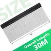 Fly Window Screen Mesh 30x1m Mosquito Netting Balcony Privacy Door Insect Bug Pet Net Fibreglass Sun Shade Roll Black for Garden Porch Patio