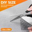 Fly Screen Window Mesh 30x1.5m Mosquito Privacy Balcony Netting Insect Bug Pet Net Door Fibreglass Sun Shade Roll Black for Garden Patio Porch