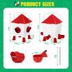 Chicken Bird Feeder Waterer Set Auto Food Water Dispenser Automatic Feeding Poultry Chook Coop Fence Drinker Cup Gravity Fed Drinking 8KG 8L