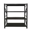 Luxsuite Metal Shelving Warehouse Garage Rack Storage Unit Heavy Duty Steel Pallet Racking Adjustable 4 Shelf Organiser 200x60x180cm