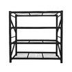 Luxsuite Garage Shelving Warehouse Storage Pallet Unit Adjustable Heavy Duty Metal 4 Shelf Wire Rack Kitchen Organiser