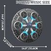 Music Boxing Machine, Kids Smart Bluetooth Boxing Machine with LED Electronic Wall Mounted Boxing Target with Boxing Gloves for Home Age 5 Up
