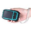 16MP 2.7 inch LCD Waterproof Digital Video Camera Mini Camcorder DV Underwater Max 10M Diving 8X Digital Zooming Face Detection, Blue