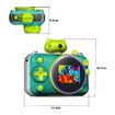 Kids Mini Camera Instant Print 48 MP Selife Digital Camera with 2.5K Video with 32 GB Card,Birthday Xmas Gift for 3-12 Year Old Girls Boys,Green