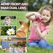 Kids Mini Camera Instant Print 48 MP Selife Digital Camera with 2.5K Video with 32 GB Card,Birthday Xmas Gift for 3-12 Year Old Girls Boys,Pink