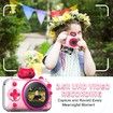 Kids Mini Camera Instant Print 48 MP Selife Digital Camera with 2.5K Video with 32 GB Card,Birthday Xmas Gift for 3-12 Year Old Girls Boys,Pink