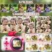 Kids Mini Camera Instant Print 48 MP Selife Digital Camera with 2.5K Video with 32 GB Card,Birthday Xmas Gift for 3-12 Year Old Girls Boys,Pink
