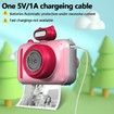 Kids Mini Camera Instant Print 48 MP Selife Digital Camera with 2.5K Video with 32 GB Card,Birthday Xmas Gift for 3-12 Year Old Girls Boys,Pink