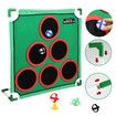 Golf Chipping Game Indoor Outdoor Golf Games,Large Golf Chipping Game Mat with Chipping Mat and 20 Grip Balls,For Home Backyard Office
