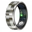 Smart Fitness Tracker Ring with Charging Case for Men/Women,Rings with Calories/Sleep Monitoring,for Android 6.0+ and iOS 11.0+(Silver,9#)