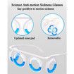 Motion Sickness Glasses, Liquid Design No Lenses Lightweight Anti Motion Sickness Glasses for Traveling by Car, Airplane or Sea