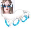 Motion Sickness Glasses, Liquid Design No Lenses Lightweight Anti Motion Sickness Glasses for Traveling by Car, Airplane or Sea
