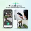 4G Home Security Camera Solar Powered Wireless CCTV Outdoor House Surveillance LTE Cellular Spy System with Dual Lens 4MP PTZ Motion Sensor Batteries