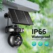 4G Home Security Camera Solar Powered Wireless CCTV Outdoor House Surveillance LTE Cellular Spy System with Dual Lens 4MP PTZ Motion Sensor Batteries