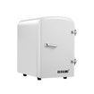 Maxkon 4L Mini Fridge Home Travel 12V Portable Small Personal Car Refrigerator Cooler Warmer for Food Drink Skincare Cosmetics Medication White