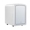 Maxkon 4L Beauty Mini Fridge LED Light Makeup Mirror 2in1 Portable Home Bar Cosmetic Cooler Warmer Small 12V Car Refrigerator for 6 Can Drinks