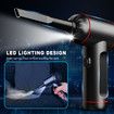 Compressed Air Duster,3 Gear Adjustable 100000RPM Electric Air Duster,Rechargeable Cordless Air Blower with LED Light,Replaces Compressed Air Cans