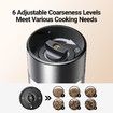 2 Pack Electric Salt and Pepper Grinder Set, Rechargeable Automatic Salt and Pepper Mill Grinder with Adjustable Coarseness