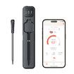 Wireless Meat Thermometer, Smart Alarm Bluetooth Meat Thermometer with Timer, IP66 Magnetic 500mAh Meat Thermometer for Roast BBQ Grill Oven