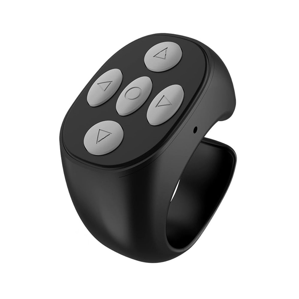 Wireless Bluetooth Remote Control,Remote Control Page Turner Bluetooth Scroller Ring,Short Video and Music Camera Shutter Remote Controller (Black)