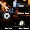 Camping String Lights Reel, Outdoor Portable Stowable String light, 10M Retractable LED Light for Outdoor Decor,1Pack (Black)