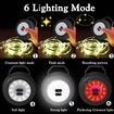 Camping String Lights Reel, Outdoor Portable Stowable String light, 10M Retractable LED Light for Outdoor Decor,1Pack (Black)