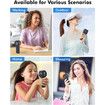 Portable Fan Handheld Mini Fan: High Speed Cooling Fan 10 Hours Battery Life Usb Rechargeable Personal Fan, Black